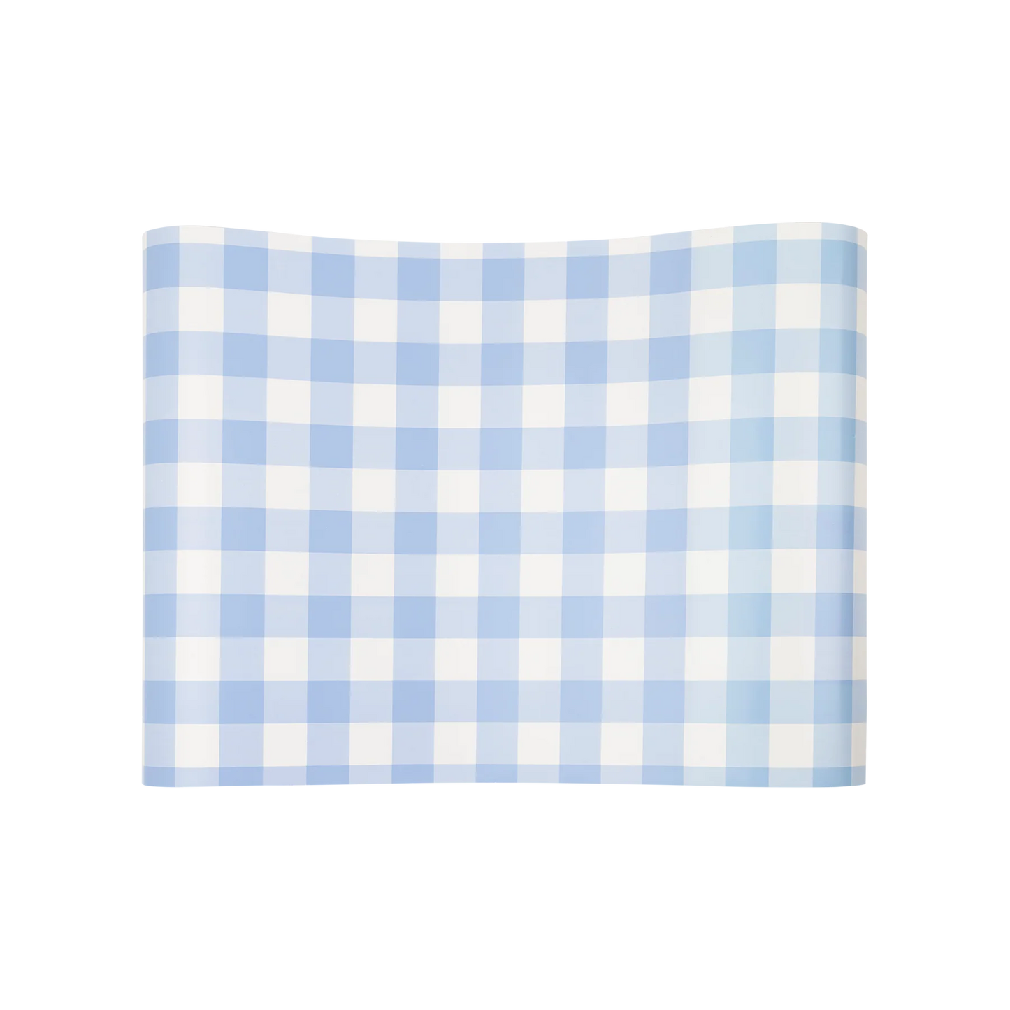 My Mind's Eye Blue Gingham Paper Table Runner