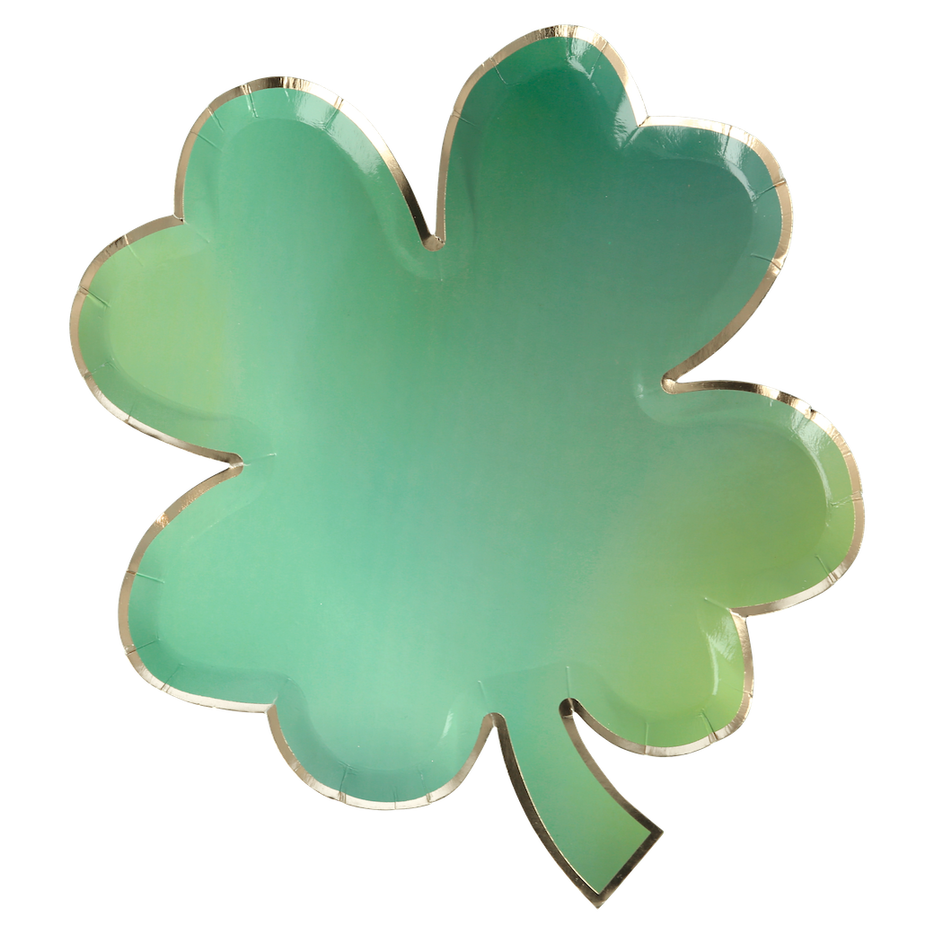 Meri Meri Clover Leaf Plates