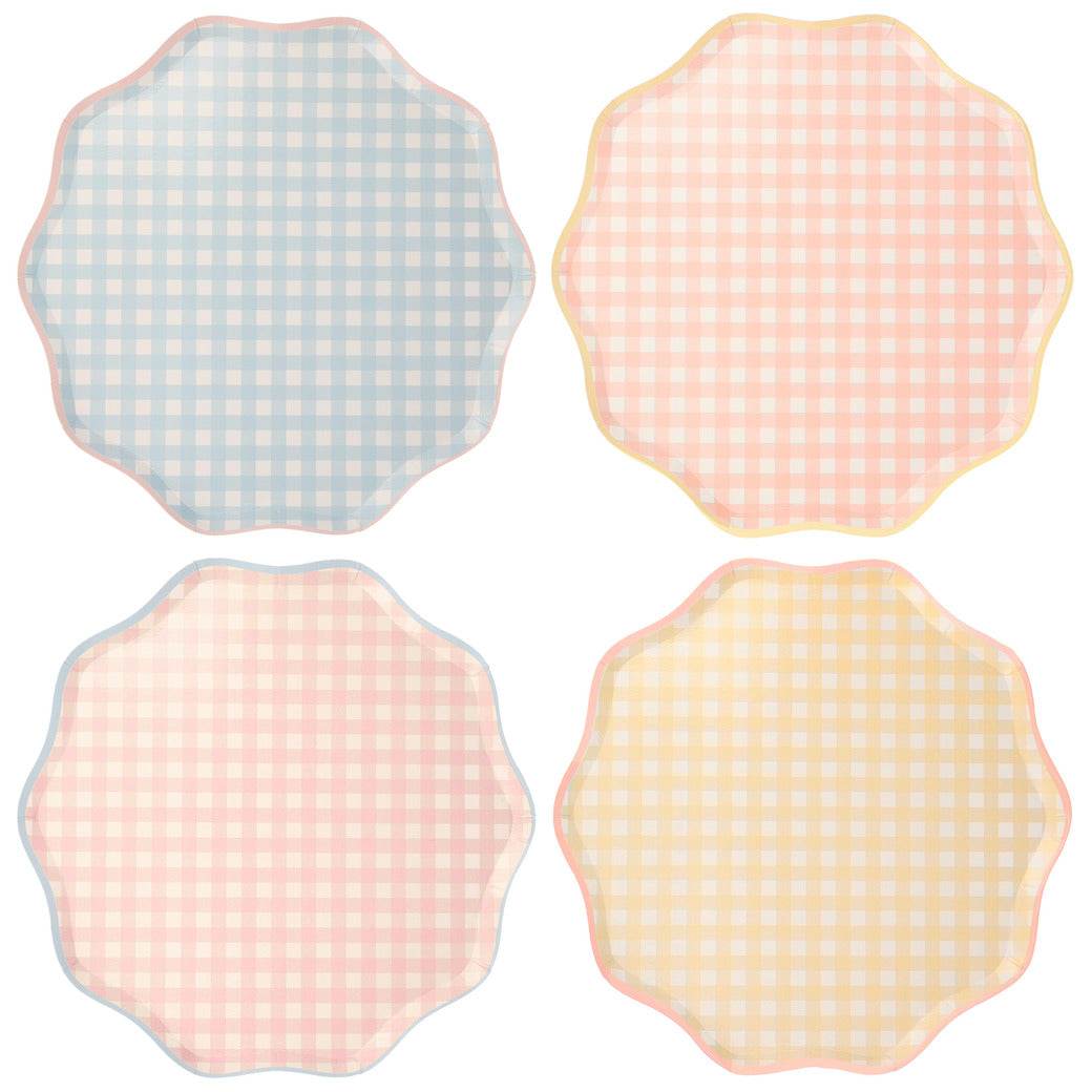Meri Meri Gingham Dinner Plates