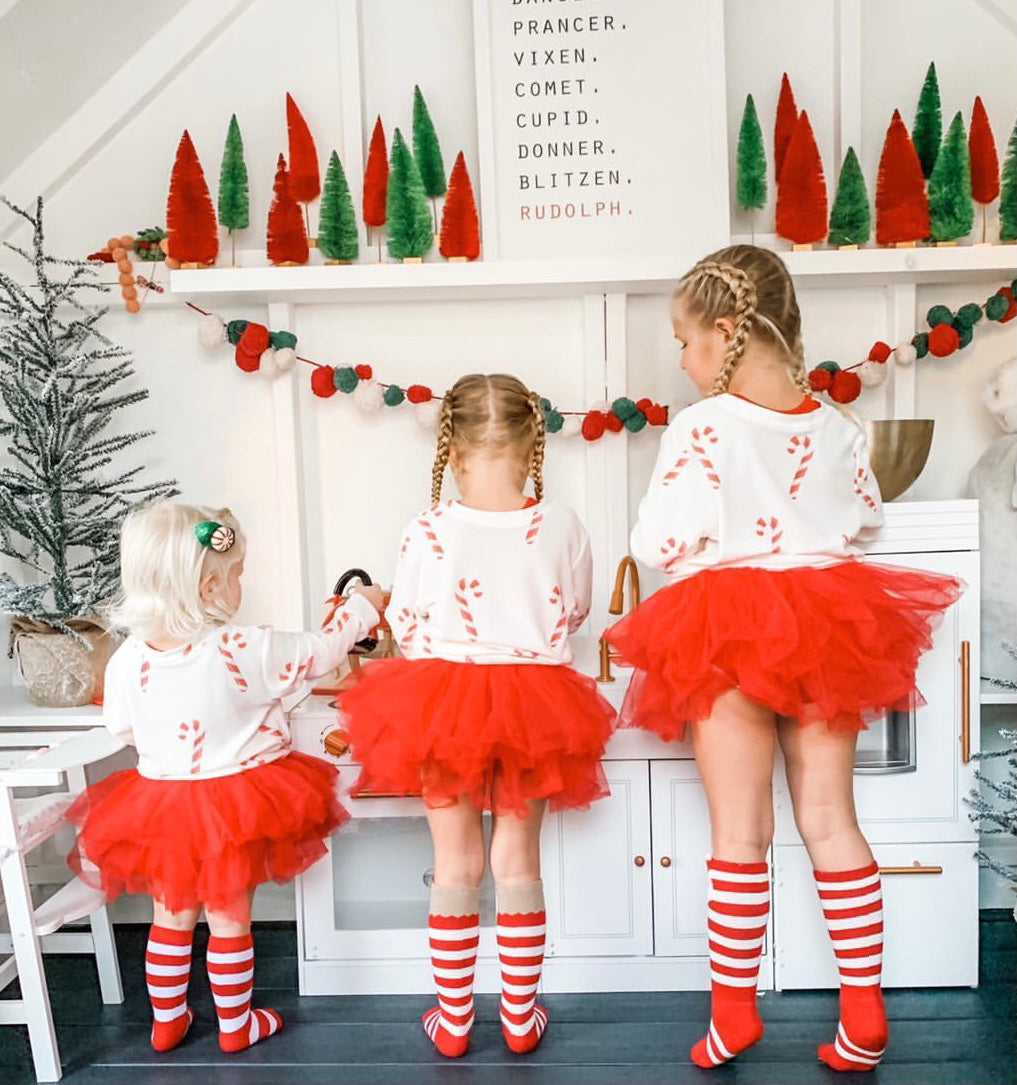 Brokedown Clothing Candy Cane Sweatshirt