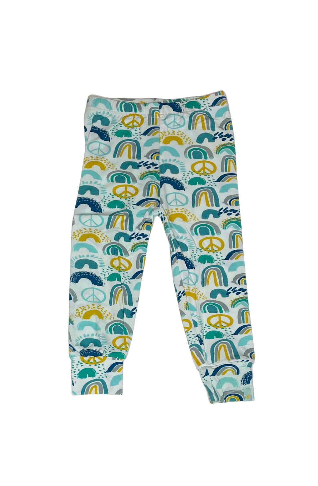 Clover Baby Rainbow Pajamas in Blue