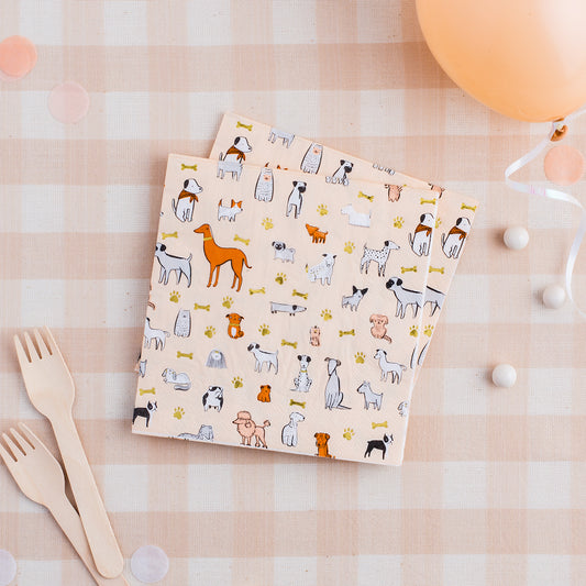 Daydream Society Bow Wow Large Napkins
