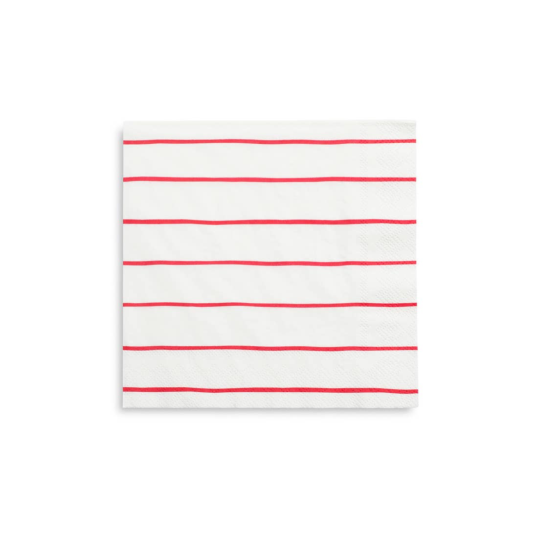 Candy Apple Frenchie Striped Large Napkins