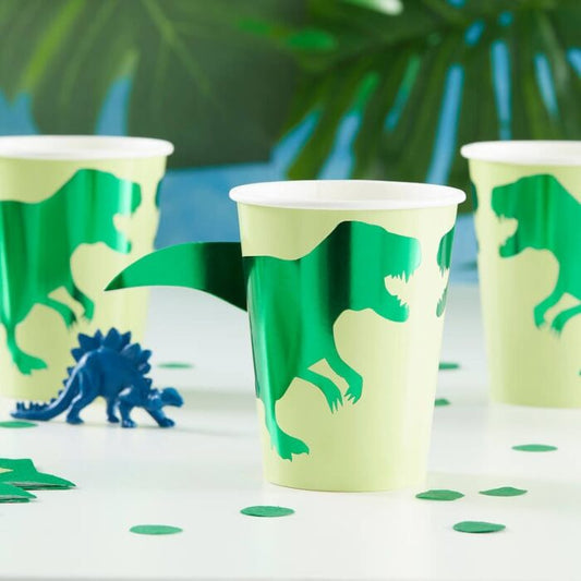 Ginger Ray Dinosaur Party Cups