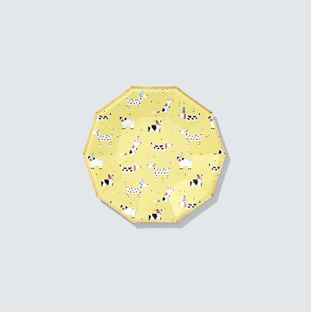Coterie Party Supplies Hot Diggity Dog Small Paper Party Plates