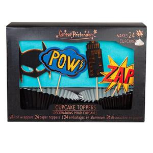 Superhero Cupcake Toppers