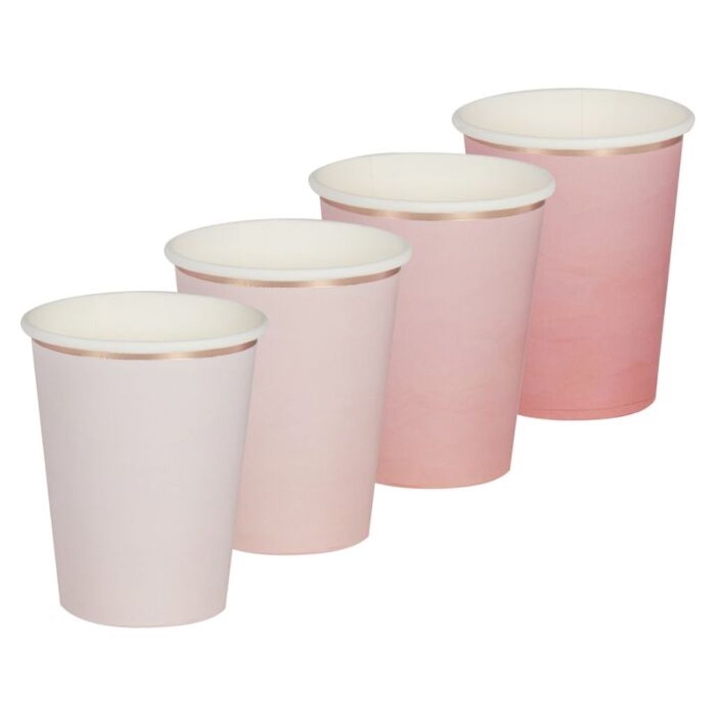 Ginger Ray Ombre Pink Cups