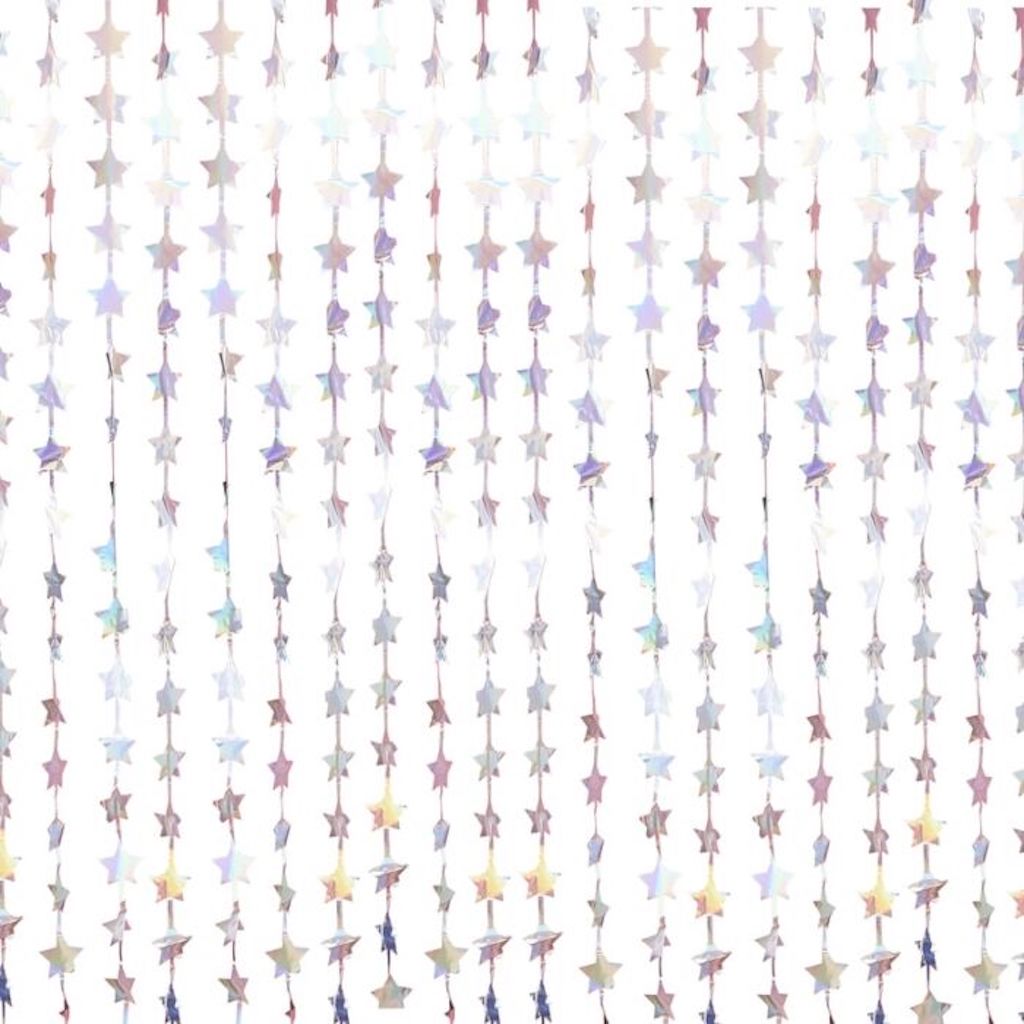 Ginger Ray Iridescent Hanging Star Backdrop