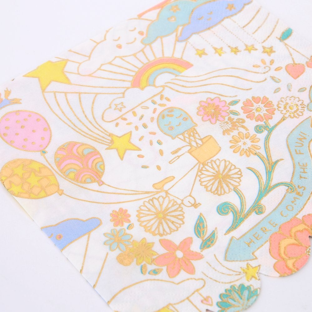 Meri Meri Happy Doodle Large Napkins