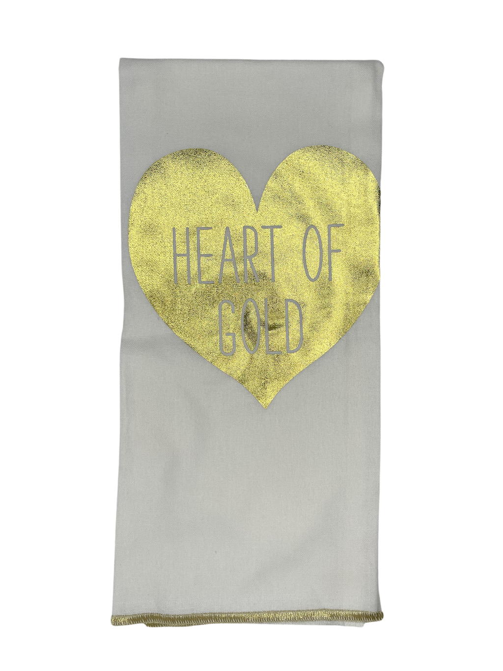 Heart of Gold Tea Towel