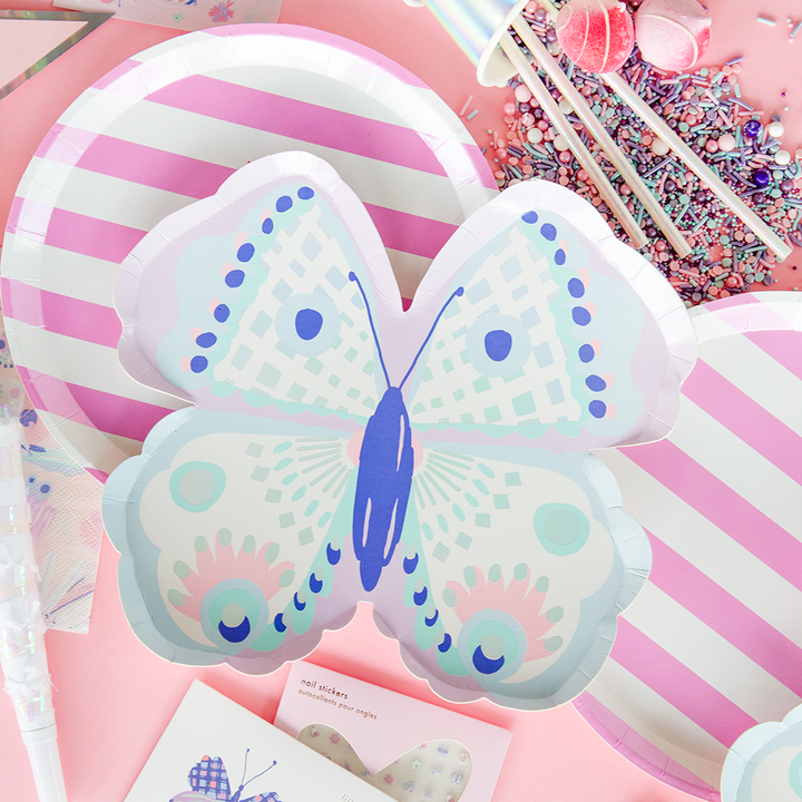 Candy Striped Dinner Plates