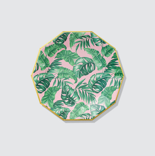 Coterie Party Supplies Palm Leaves Large Paper Party Plates