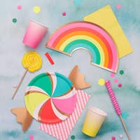 Rainbow Party Plates