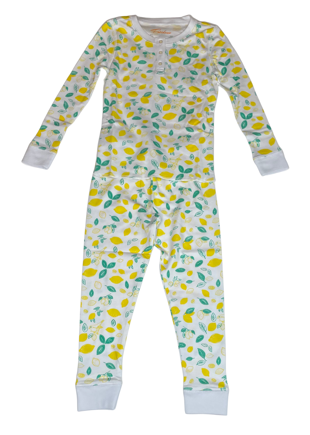 Petidoux Sicilian Lemons Pajamas Little Crown Goods