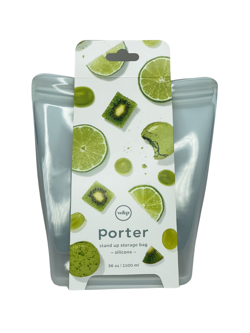 Porter Reuseable Silicone Storage Bag Stand up 36oz