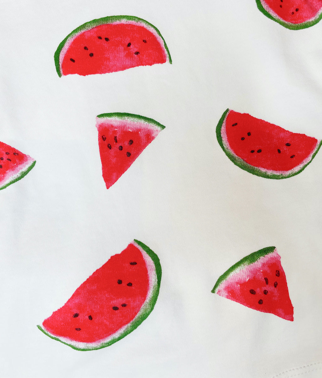 Watermelon Print Pajama Set