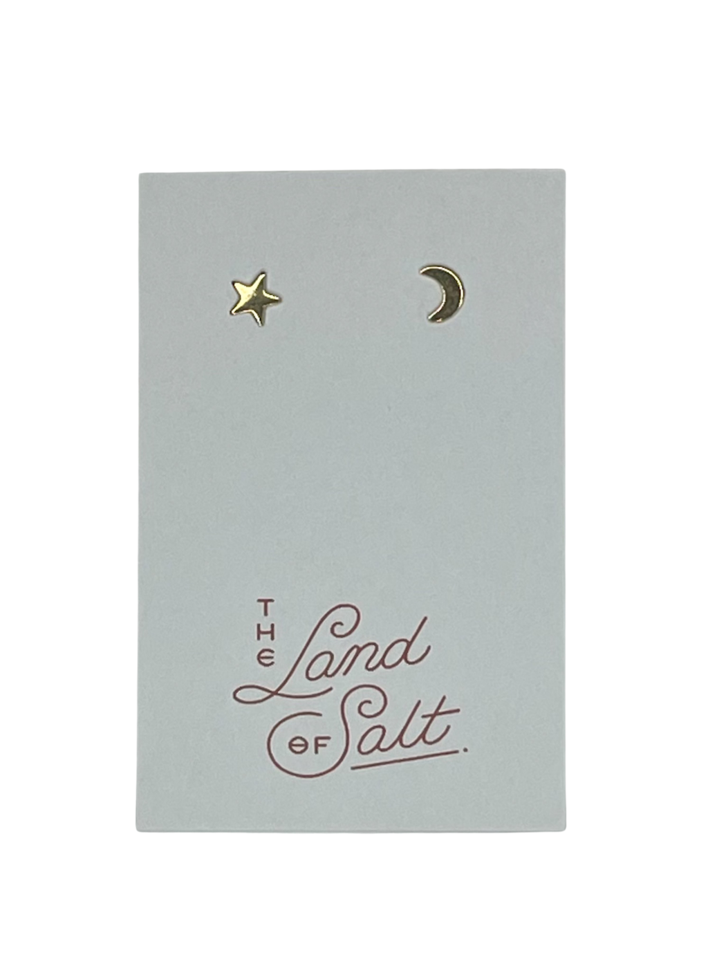 Star and Moon Stud Earrings