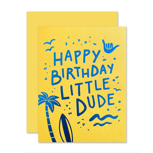 The Social Type Little Dude Birthday Card