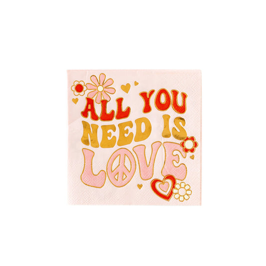 My Mind's Eye x Occasions by Shakira - All you Need is Love Napkin