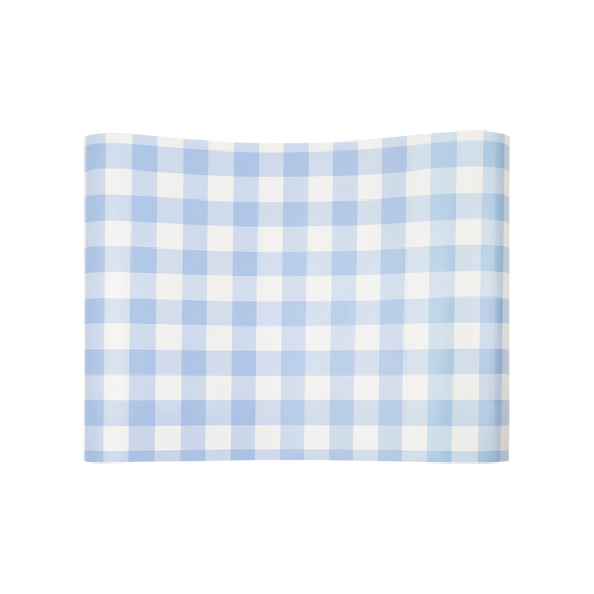 My Mind's Eye Blue Gingham Paper Table Runner