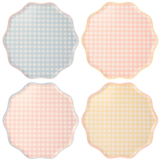 Meri Meri Gingham Dinner Plates