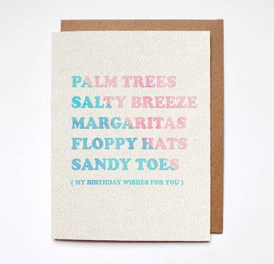 Summer Birthday Card