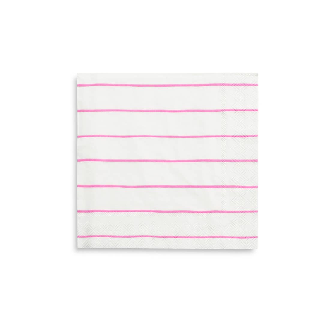 Cerise Frenchie Striped Large Napkins