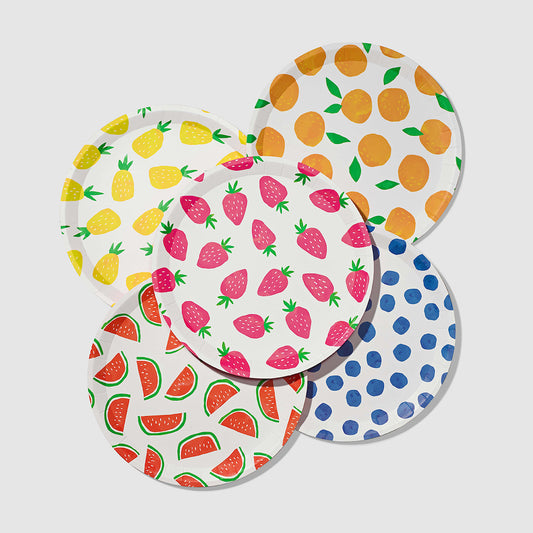 Coterie Fruit Punch Large Paper Party Plates