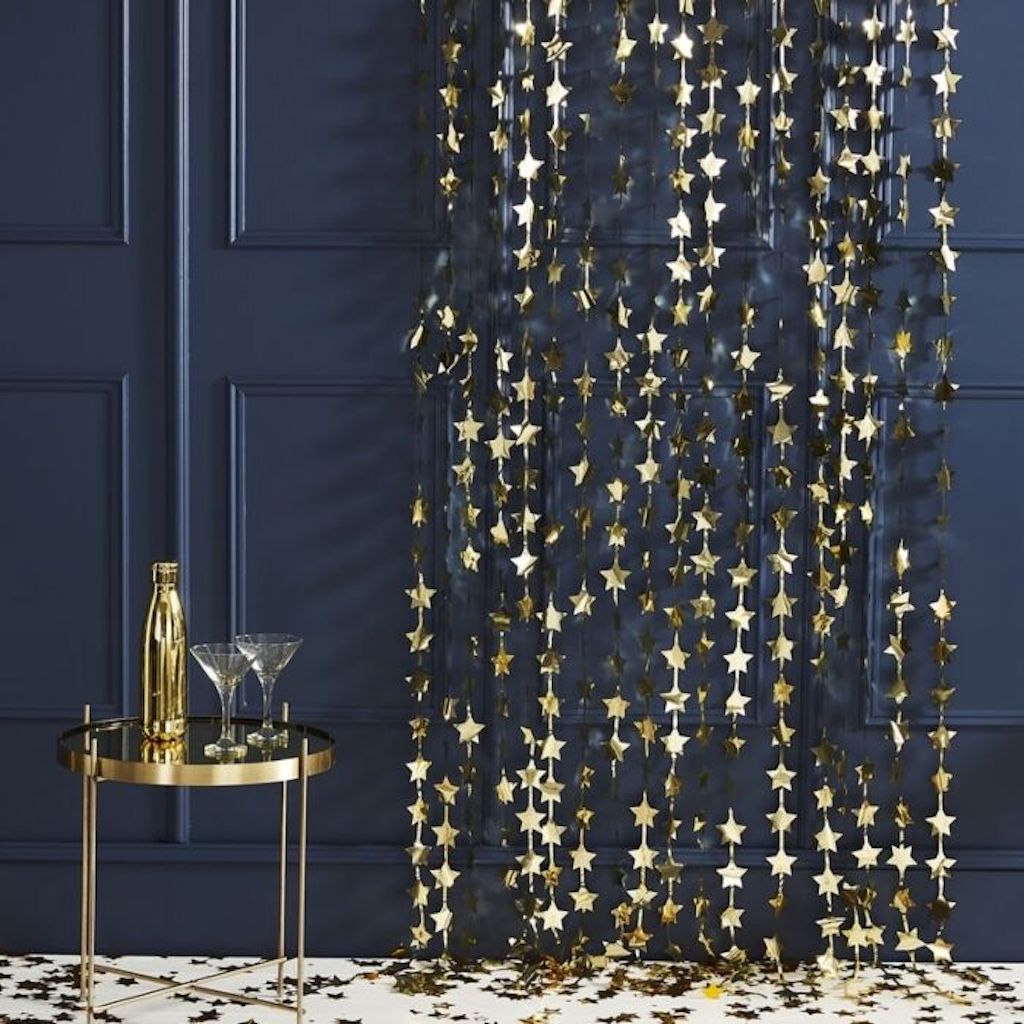 Ginger Ray Gold Star Backdrop
