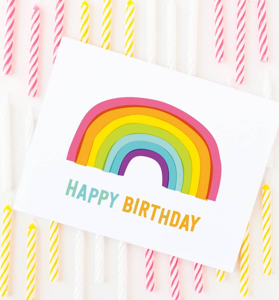 Rainbow Birthday Card