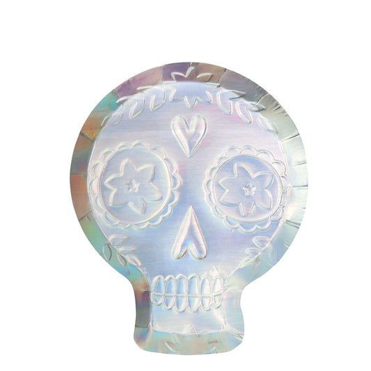 Meri Meri Holographic Sugar Skull Plates