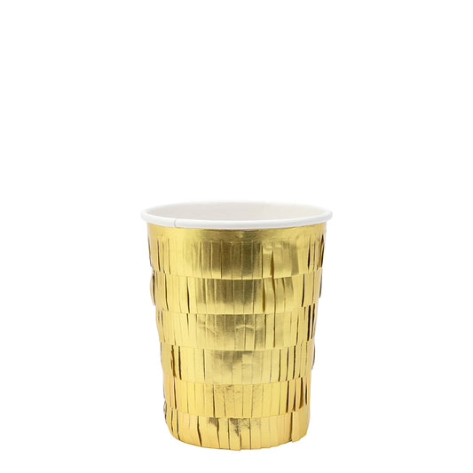 Meri Meri Gold Fringe Party Cups