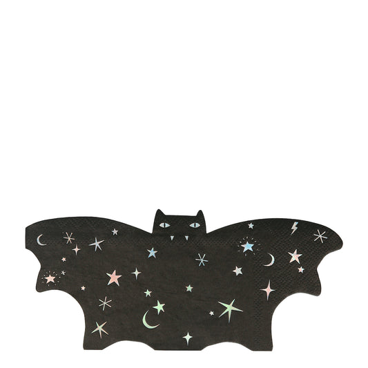 Meri Meri Halloween Sparkle Bat Napkins