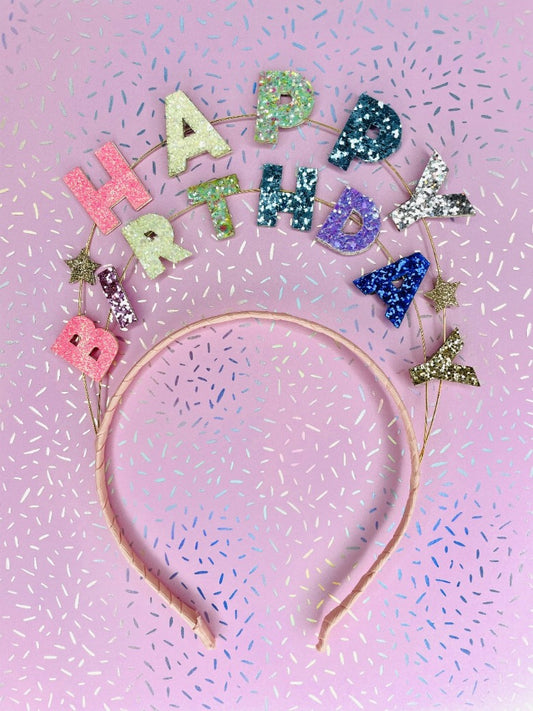 Meri Meri - Pink Happy Birthday Fringe Garland