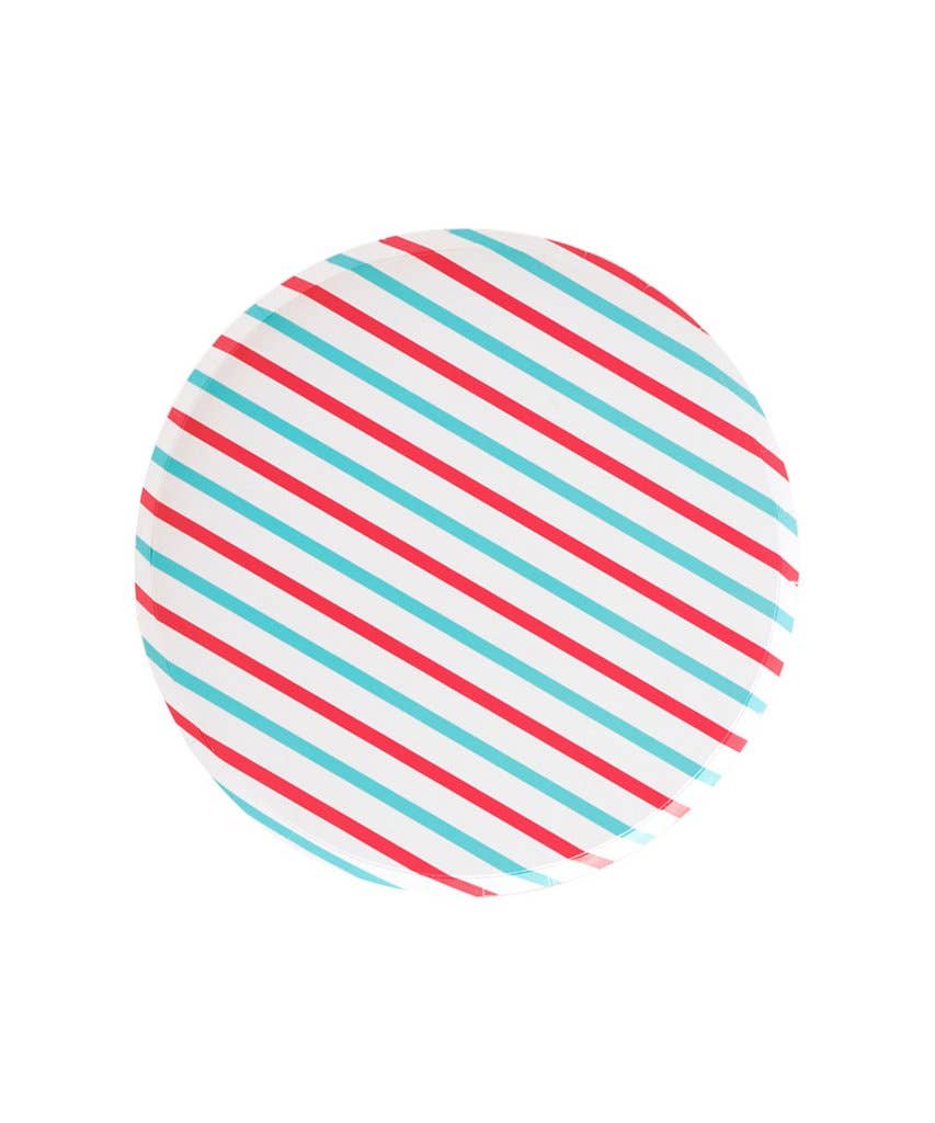 Striped Party Plates