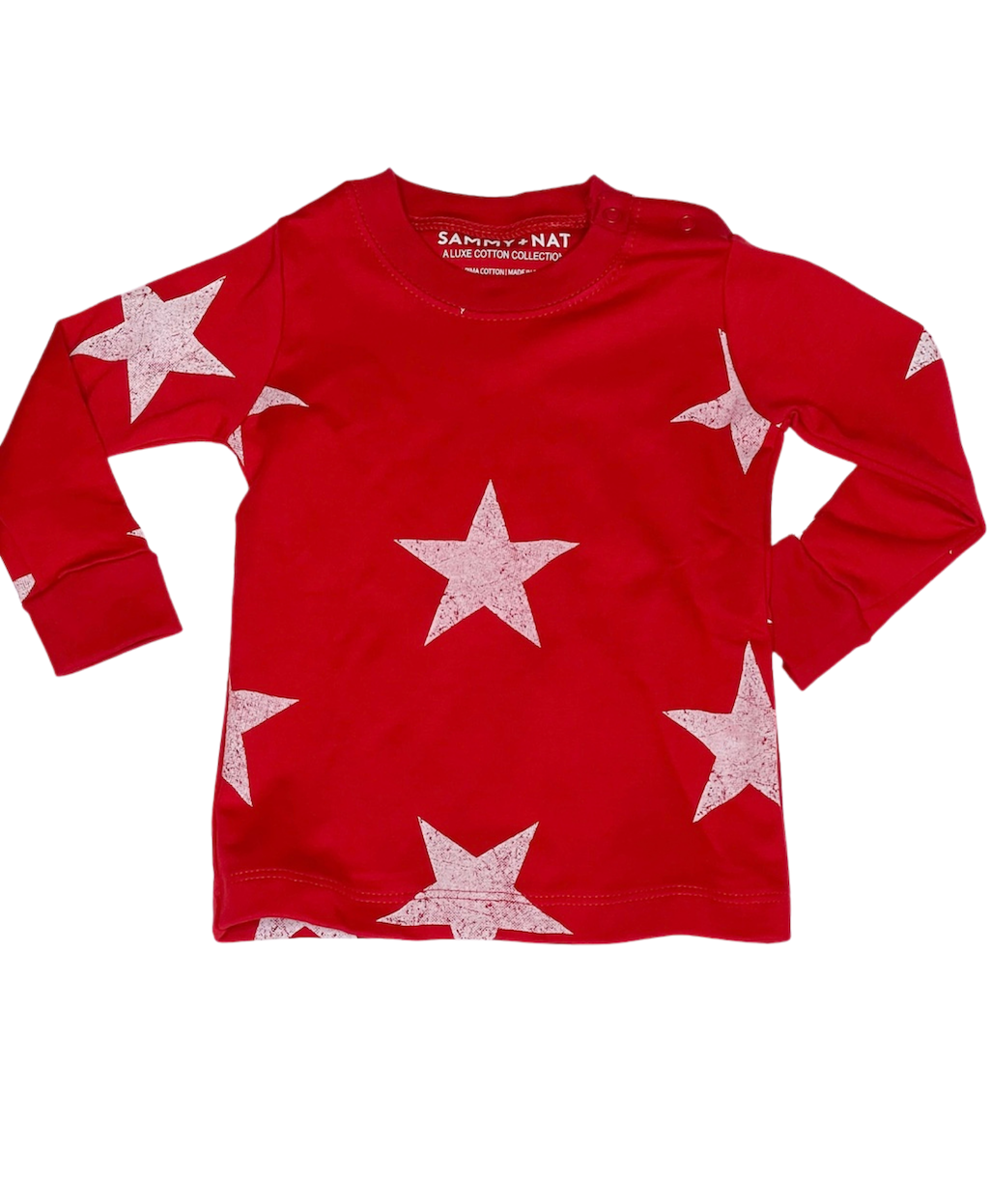 Red Star Print Pajamas