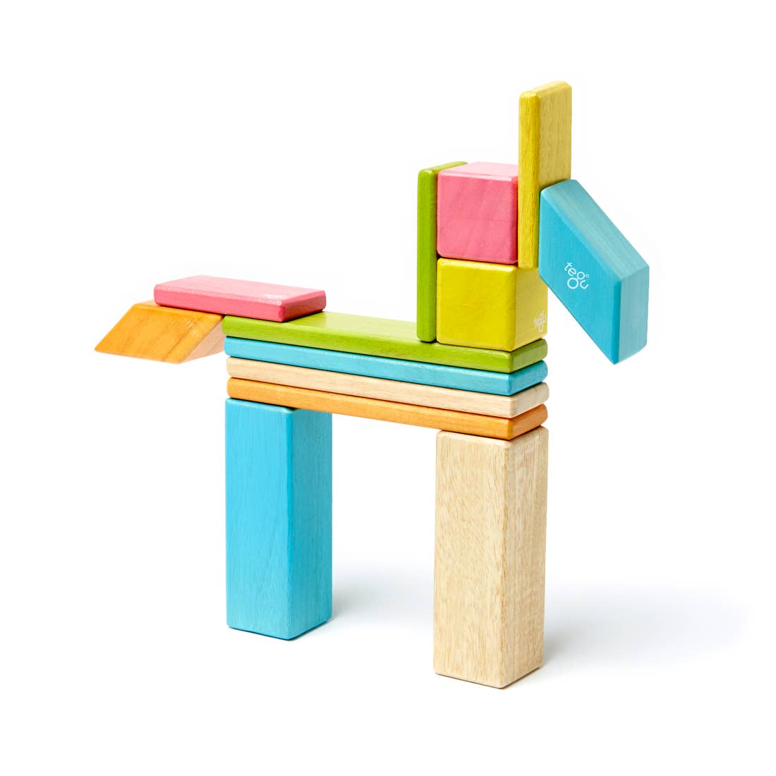 Tegu 14-piece Magnetic Wooden Block Set