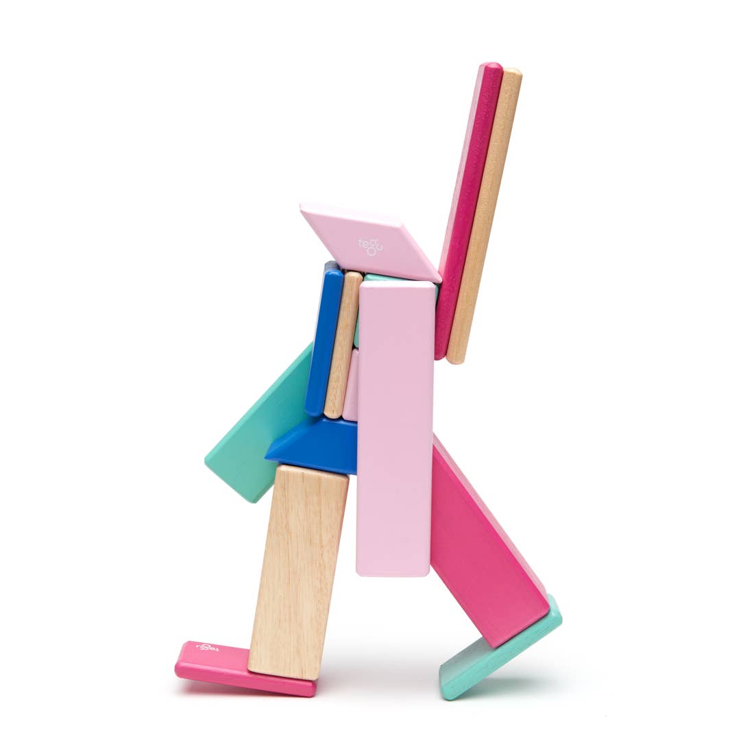 Tegu 14-piece Magnetic Wooden Block Set