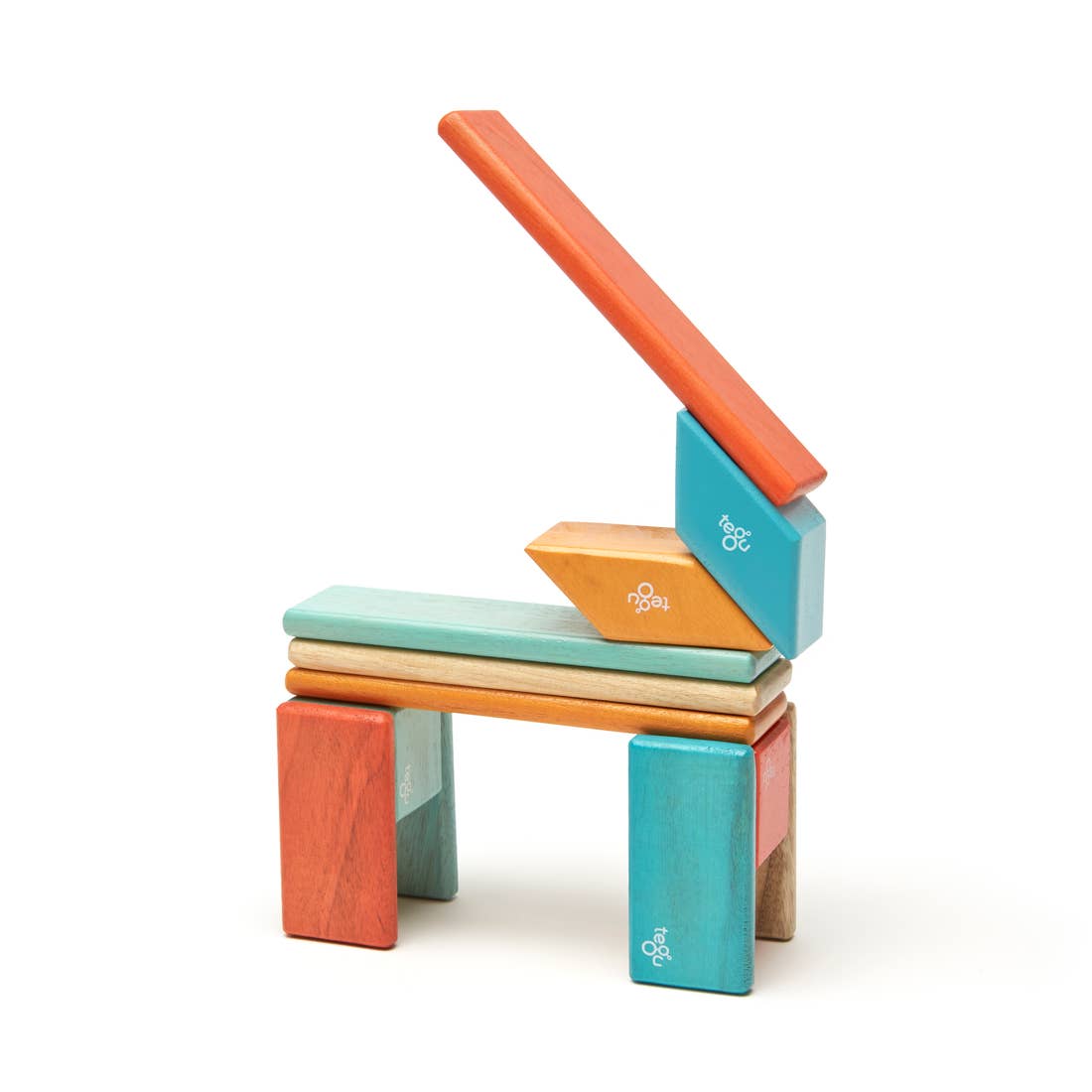 Tegu 14-piece Magnetic Wooden Block Set