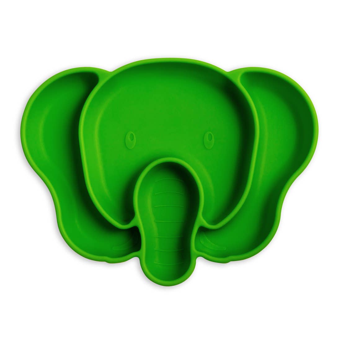 Green Elephant Kids Plate