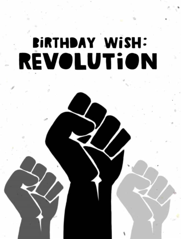 Revolution Birthday Card