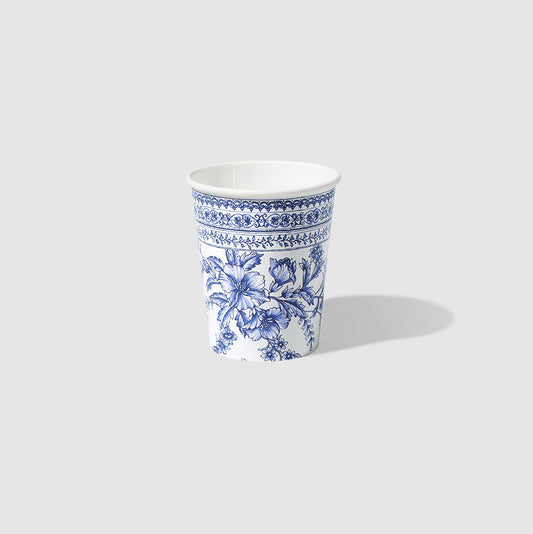 French Toile Paper Party Cups